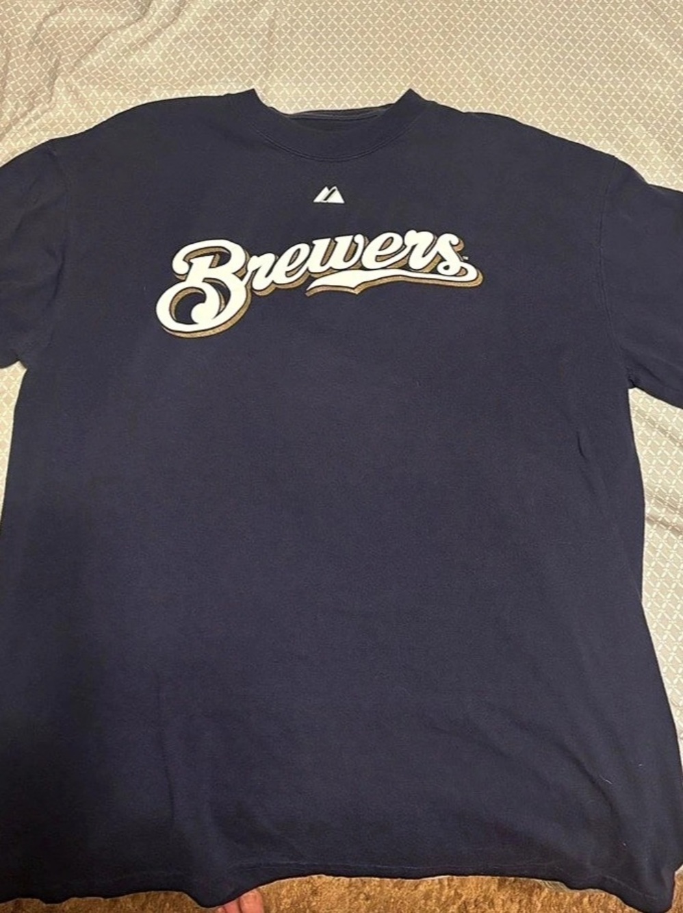 Majestic Milwaukee Brewers Corey Hart #1 MLB T-Shirt Blue